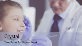  Presentation with girl power esami medie - PPT theme enhanced with kids dental hygienist - little girl sitting background and a  colored foreground