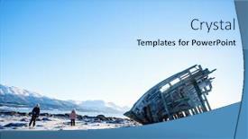  Presentation with norway - Presentation featuring kids-exploring-shipwrecked-wooden-viking background and a light blue colored foreground