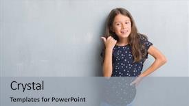  Presentation with open bible over grunge sandstone - Audience pleasing presentation theme consisting of kids fashion show - young hispanic kid over grunge backdrop and a light gray colored foreground