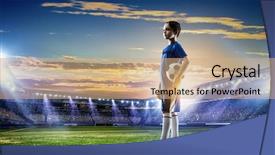  Presentation with kids soccer - Theme enhanced with kids football - little soccer champion mixed media background and a  colored foreground