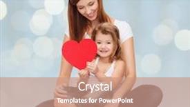  Presentation with love mother - Audience pleasing PPT layouts consisting of kids hearts - childhood parenting people and love backdrop and a coral colored foreground