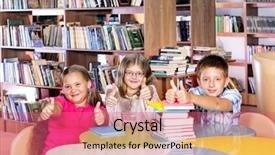  Presentation with school kids - Presentation design having beautiful woman with long hair taking pictures of a landscape on a summer evening background and a tawny brown colored foreground