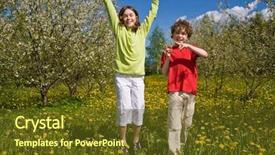  Presentation with kids garden - Amazing presentation having kids in garden playing backdrop and a tawny brown colored foreground