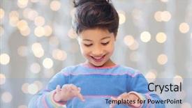  Presentation with black children and technology - Amazing theme having kids internet - education children technology and people backdrop and a  colored foreground