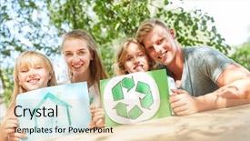  Presentation with eco - Presentation enhanced with kids keep eco house logo background and a lemonade colored foreground