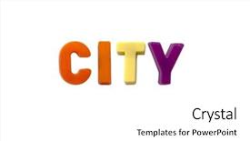  Presentation with frames isolated on white brown - Colorful slides enhanced with kids learing reading - letter magnets city isolated backdrop and a  colored foreground