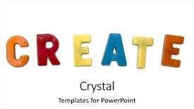  Presentation with create - Audience pleasing presentation consisting of kids learing reading - letter magnets create isolated backdrop and a  colored foreground