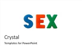  Presentation with sex - Cool new slides with kids learing reading - letter magnets sex isolated backdrop and a  colored foreground
