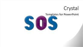  Presentation with colourful letter - Audience pleasing slide deck consisting of kids learing reading - letter magnets sos isolated backdrop and a  colored foreground