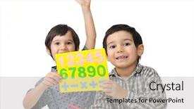  Presentation with math kids - Amazing PPT layouts having kids math - child business backdrop and a light gray colored foreground
