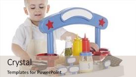  Presentation with blank signs - Beautiful PPT layouts featuring bookbag - little girl with backpack backdrop and a lemonade colored foreground