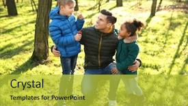  Presentation with child adoption - Presentation theme enhanced with  background and a  colored foreground