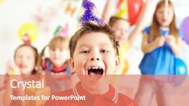  Presentation with joyful - Beautiful PPT theme featuring history - prehistory of laos - plain backdrop and a  colored foreground.