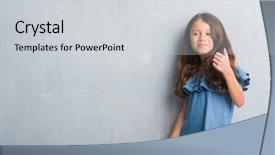  Presentation with open bible over grunge sandstone - Cool new PPT theme with kids rights - young hispanic kid over grunge backdrop and a  colored foreground