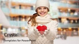  Presentation with kittens christmas holiday red christmas - Colorful theme enhanced with kids shopping - christmas holidays childhood presents backdrop and a soft green colored foreground