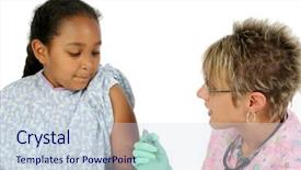  Presentation with nurse - Cool new slides with firemen fighting a fire backdrop and a  colored foreground.