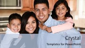  Presentation with ondes son - PPT layouts enhanced with kids teeth - happy young couple who are background and a light blue colored foreground