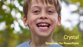  Presentation with pastel cute - Slide set featuring pylone - electricity pylons and lines background and a ocean colored foreground