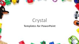  Presentation with blocks - PPT layouts featuring kids-toys-background-and-colorful background and a white colored foreground
