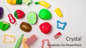  Presentation with kids space - Presentation theme having  background and a  colored foreground