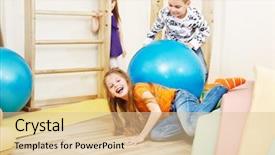  Presentation with esl elementary students - PPT theme having education blue - elementary students having fun background and a lemonade colored foreground