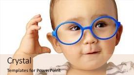  Presentation with baby - Audience pleasing PPT layouts consisting of kids vision - portrait of baby boy wearing backdrop and a  colored foreground