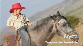  Presentation with horse riding - Audience pleasing slide deck consisting of 7 wonders of the world backdrop and a  colored foreground.