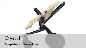  Presentation with pink and white roses shabby chic country - Colorful slide set enhanced with kids wheel chair - child pram isolated backdrop and a  colored foreground