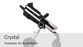  Presentation with pink and white roses shabby chic country - Theme having kids wheel chair - child pram isolated background and a  colored foreground