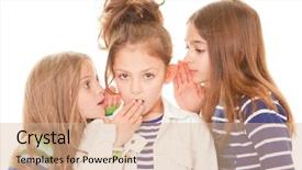  Presentation with scandal - Presentation consisting of kids whispering bad news gossip background and a lemonade colored foreground