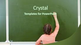  Presentation with smart agriculture drone - Presentation consisting of kids writing - photo of smart pupil going background and a  colored foreground