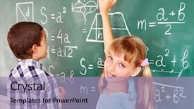  Presentation with child teen - Cool new presentation with kids writing - teen school child sitting backdrop and a light blue colored foreground