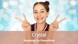  Presentation with smiling little girl - Beautiful slide set featuring kidspeace - happy smiling teenage girl showing backdrop and a  colored foreground