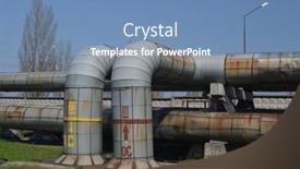  Presentation with power plant industrial - 