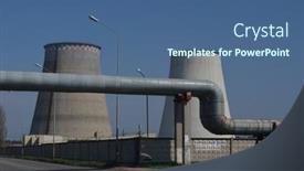  Presentation with power plant industrial - 