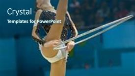  Presentation with rhythmic gymnastics gymnastics - 