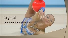  Presentation with rhythmic gymnastics gymnastics - 