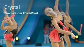  Presentation with rhythmic gymnastics gymnastics - 
