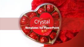  Presentation with candy heart - Audience pleasing theme consisting of kiev-ukraine-february-1-2019 backdrop and a crimson colored foreground