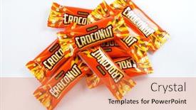  Presentation with confectionery - Slide deck having kiev-ukraine-february-1-2019 background and a coral colored foreground