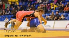  Presentation with wrestling - 