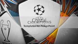 Presentation with champions league - PPT layouts featuring kiev-ukraine-february-22-2018 background and a  colored foreground