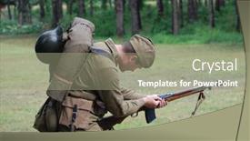  Presentation with star red - Presentation theme enhanced with kiev-ukraine-july-1-2008 background and a gray colored foreground