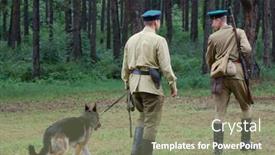  Presentation with red star - Slides consisting of kiev-ukraine-july-1-2008 background and a gray colored foreground