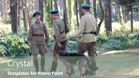  Presentation with red star - PPT theme consisting of kiev-ukraine-july-1-2008 background and a gray colored foreground