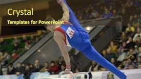  Presentation with gymnastics - Cool new presentation design with kiev-ukraine-march-31-glenn backdrop and a tawny brown colored foreground