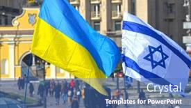  Presentation with patriotic military - Audience pleasing slide set consisting of kiev-ukraine-nov-1-2015 backdrop and a teal colored foreground