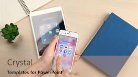  Presentation with ipad - Amazing slide set having kiev-ukraine-october-03-2017 backdrop and a coral colored foreground