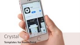  Presentation with rose gold - Presentation theme consisting of kiev-ukraine-october-09-2017 background and a coral colored foreground