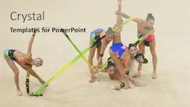  Presentation with rhythmic gymnastics gymnastics - 